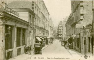 Carte postale rue des acacias - hôtel acacias étoile